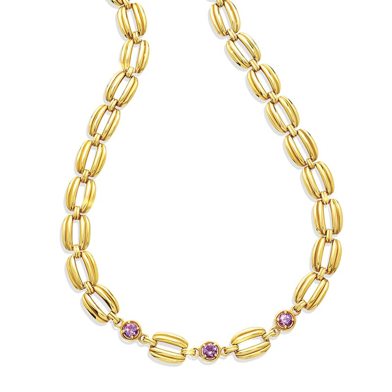 Florentine Amethyst Necklace